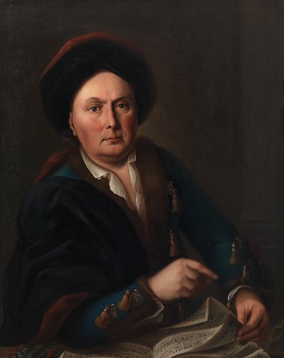 Portrét zpěváka Ludwiga Lodewijka van Beethovena 1712-1773..., 1773. od Leopold Radoux