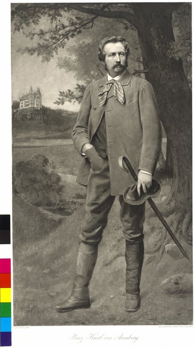Karel kníže a vévoda Arenberg od Leopold Stephan (after) Horovitz