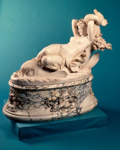 Galatea na delfínu, kolem roku 1880 od Leopoldo Ansiglione