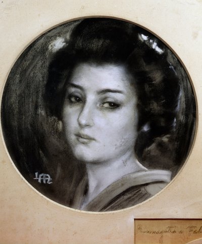 Madama Butterfly, skica Leopolda Metlicovitze (1868-1944) pro stejnojmennou operu Giacoma Pucciniho od Leopoldo Metlicovitz