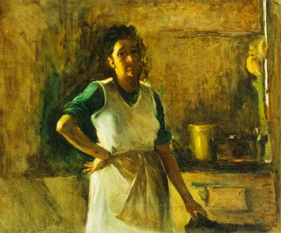 The Cook (olej na plátně) od Leopoldo Romañach