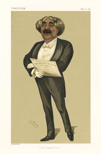 John Sims Reeves - Porträt stehend von Leslie Matthew (1851-1922) Ward