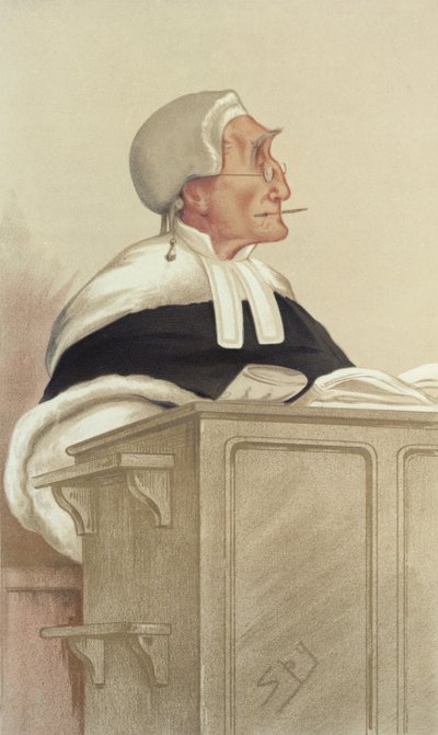 Ctihodný sir Anthony Cleasby od Leslie Matthew Ward
