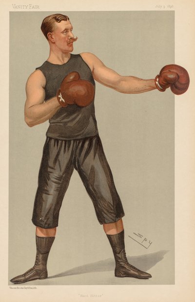 Vanity Fair: Hard Hitter, 1896. od Leslie Matthew