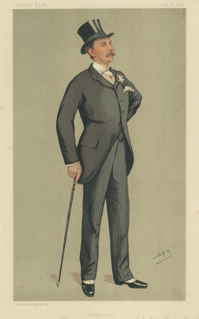Plukovník William Cornwallis-West od Leslie Matthew Ward