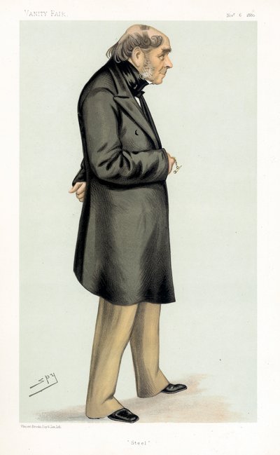 Henry Bessemer , britský inženýr, vynálezce a průmyslník, 1880 od Leslie Matthew Ward