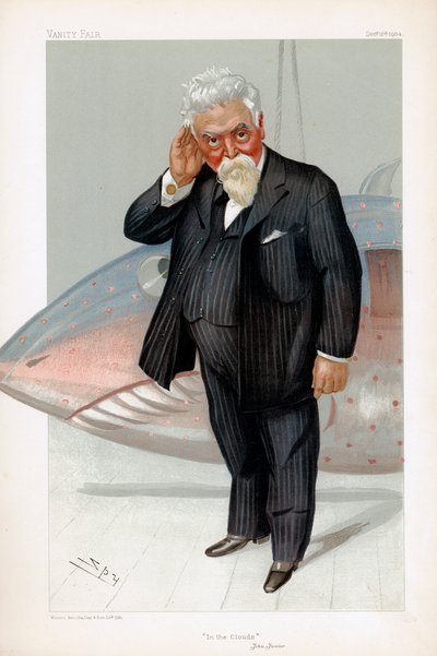 Hiram Stevens Maxim, britský vynálezce a inženýr narozený v Americe, 1904 od Leslie Matthew Ward