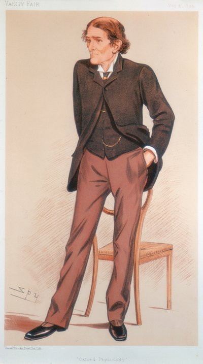 John Scott Burdon-Sanderson , britský fyziolog, 1894 od Leslie Matthew Ward