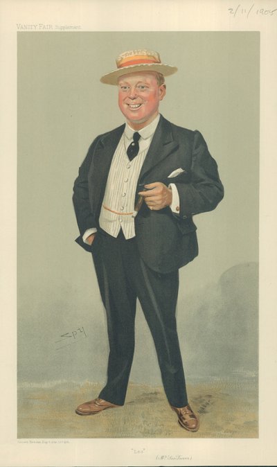 Leo Trevor, Leo, 2. listopadu 1905, karikatura Vanity Fair od Leslie Matthew Ward