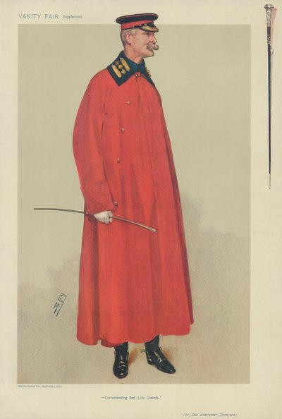 Podplukovník John Anstruther-Thomson od Leslie Matthew Ward