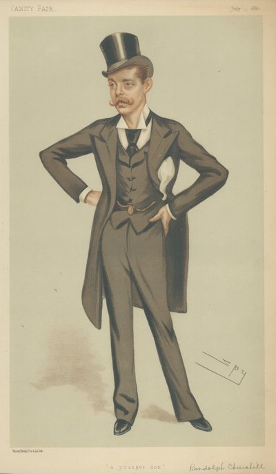 Lord Randolph Churchill od Leslie Matthew Ward