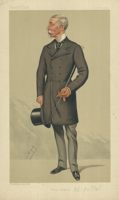 Generálmajor Charles Taylor Du Plat od Leslie Matthew Ward