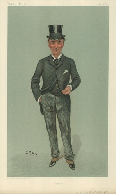 Pan Charles Algernon Whitmore, Chelsea, 16. května 1901, karikatura Vanity Fair od Leslie Matthew Ward