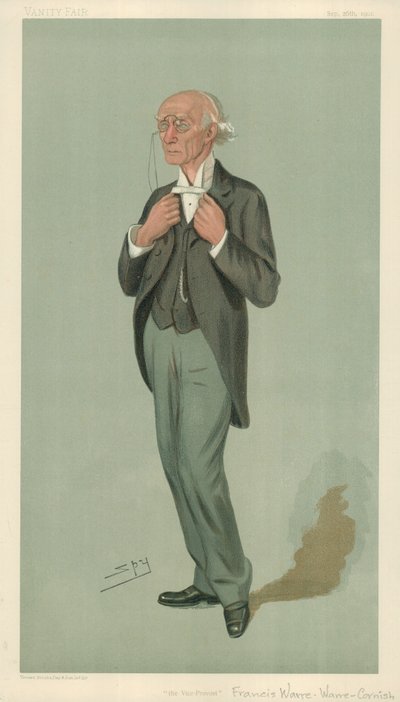 Pan F. W. Warre-Cornish, The Vice-Provost of Eton, The Vice-Provost, 26. září 1901, Vanity Fair, karikatura od Leslie Matthew Ward