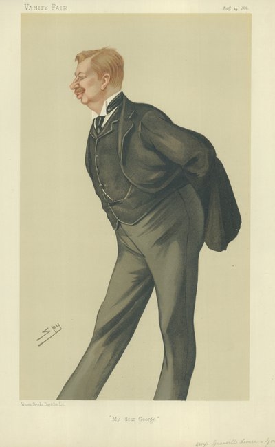 Pan George Granville Leveson-Gower od Leslie Matthew Ward