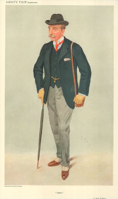 Pan J Reid Walker, John, 12. května 1909, karikatura Vanity Fair od Leslie Matthew Ward