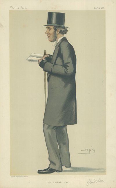 Pan William Henry Gladstone od Leslie Matthew Ward