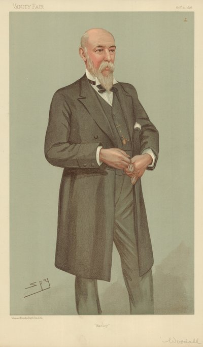 Pan William Woodall, Hanley, 15. října 1896, karikatura Vanity Fair od Leslie Matthew Ward