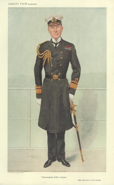 Kontraadmirál Sir Colin Keppel od Leslie Matthew Ward