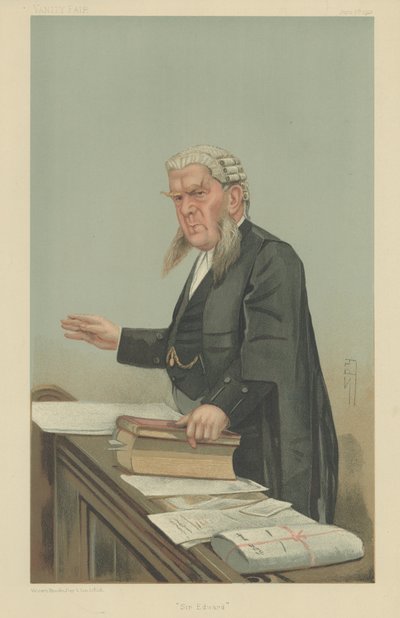 Sir Edward George Clarke od Leslie Matthew Ward