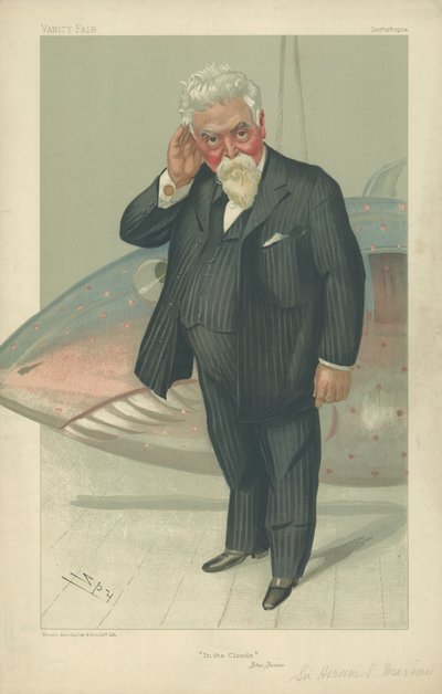 Sir Hiram Stevens Maxim od Leslie Matthew Ward