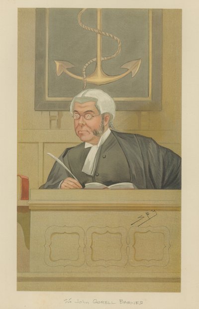 Sir John Gorell Barnes od Leslie Matthew Ward
