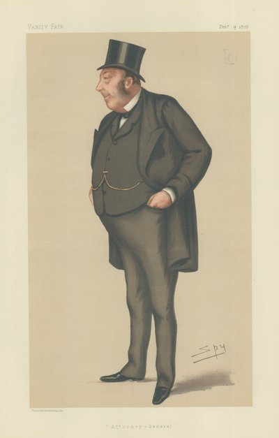 Sir John Holker od Leslie Matthew Ward