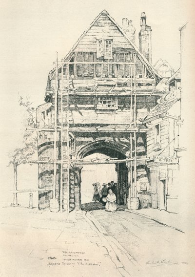 Gatehouse Rochester, 1925 od Leslie Matthew Ward