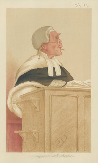 Ctihodný sir Anthony Cleasby od Leslie Matthew Ward