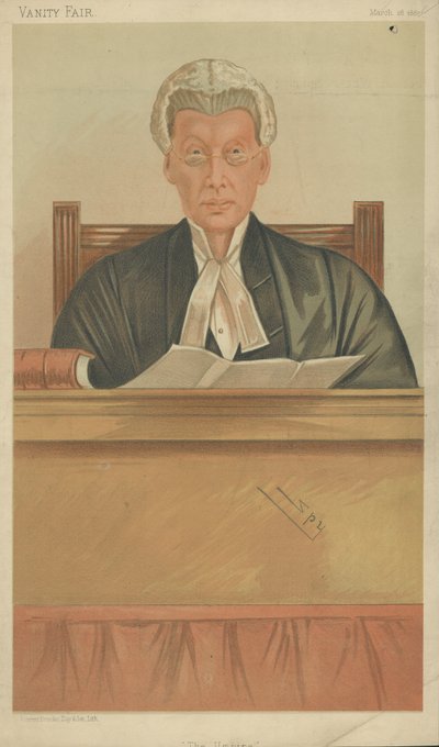 Ctihodný sir JW Chitty od Leslie Matthew Ward