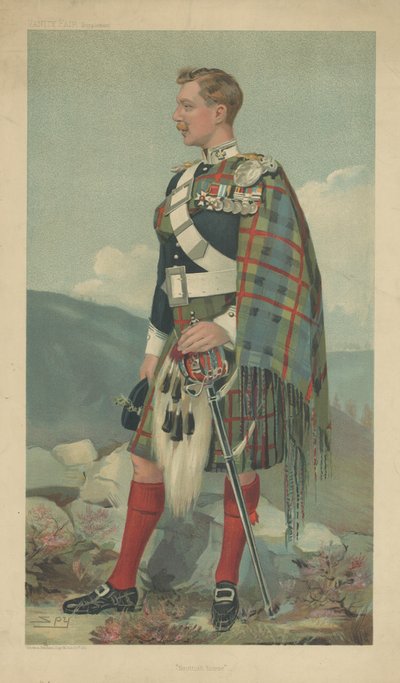 Markýz z Tullibardine (barevné lito) od Leslie Matthew Ward