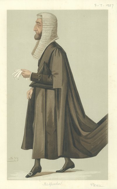 Pravý čest Arthur Wellesley Peel od Leslie Matthew Ward