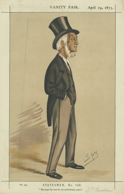 Správný čest Thomas Emerson Headlam od Leslie Matthew Ward