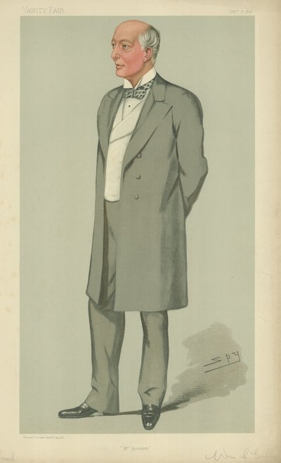Přednášející William Gully od Leslie Matthew Ward