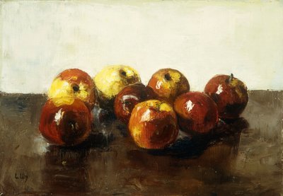 Zátiší z jablek, od Lesser Ury