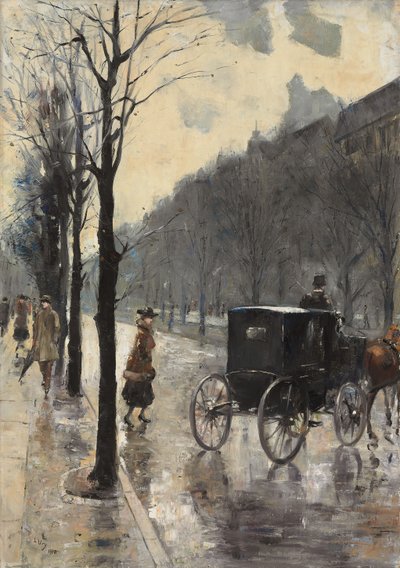 Kurfurstendamm Boulevard, 1910 od Lesser Ury