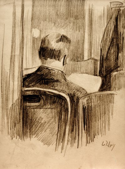 Čtenáři v kavárně od Lesser Ury
