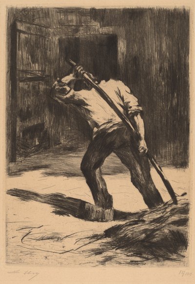 Na podlaze stodoly od Lesser Ury