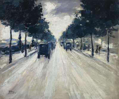The Embankment, Londýn, 1926 od Lesser Ury