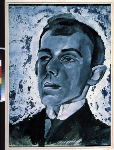""Portrét básníka Ossipa Mandelstama (1891-1938)"" Obraz Lva Alexandroviče Bruniho (1894-1948) Soukromá sbírka od Lev Aleksandrovitc Bruni