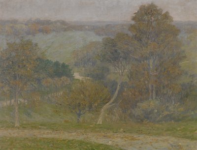Hill and Hollow, kolem roku 1896 (olej na plátně) od Lewis Henry Meakin