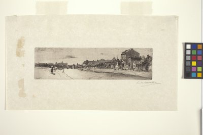 Řeka Isar (inkoust) od Lewis Henry Meakin