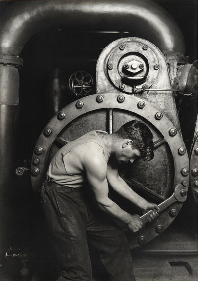 Power House Mechanic od Lewis Wickes Hine