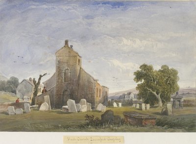 Flash Chapel: malba akvarelem a [c 1830-1840] od Lewis John Wood