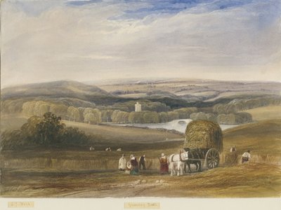 Greenway Bank: malba akvarelem a [c 1830-1840] od Lewis John Wood
