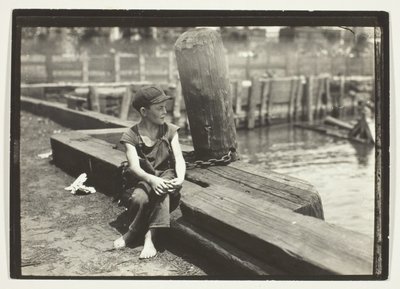 Přístaviště Down On The Wharf, New York od Lewis Wickes Hine
