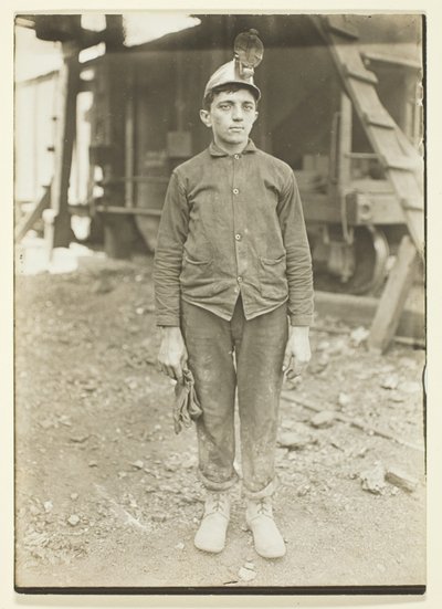 Řidič v pensylvánském uhelném dole od Lewis Wickes Hine