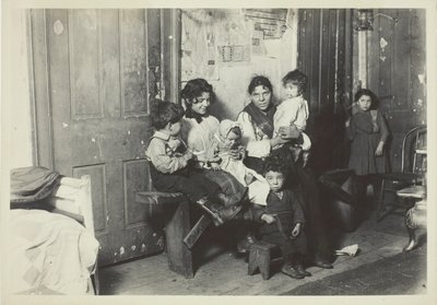 Italská rodina, Chicago od Lewis Wickes Hine