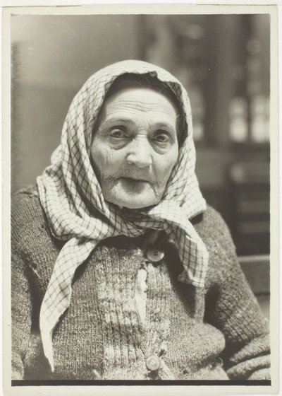 Židovská babička, Ellis Island od Lewis Wickes Hine