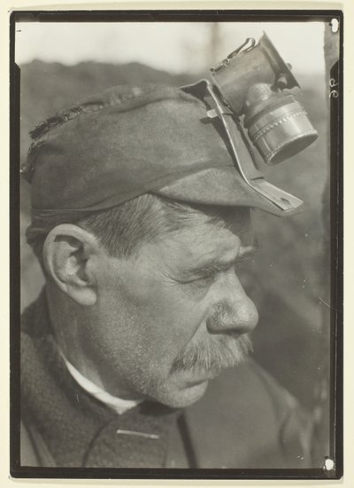 Slovanský předák v pensylvánském uhelném dole od Lewis Wickes Hine